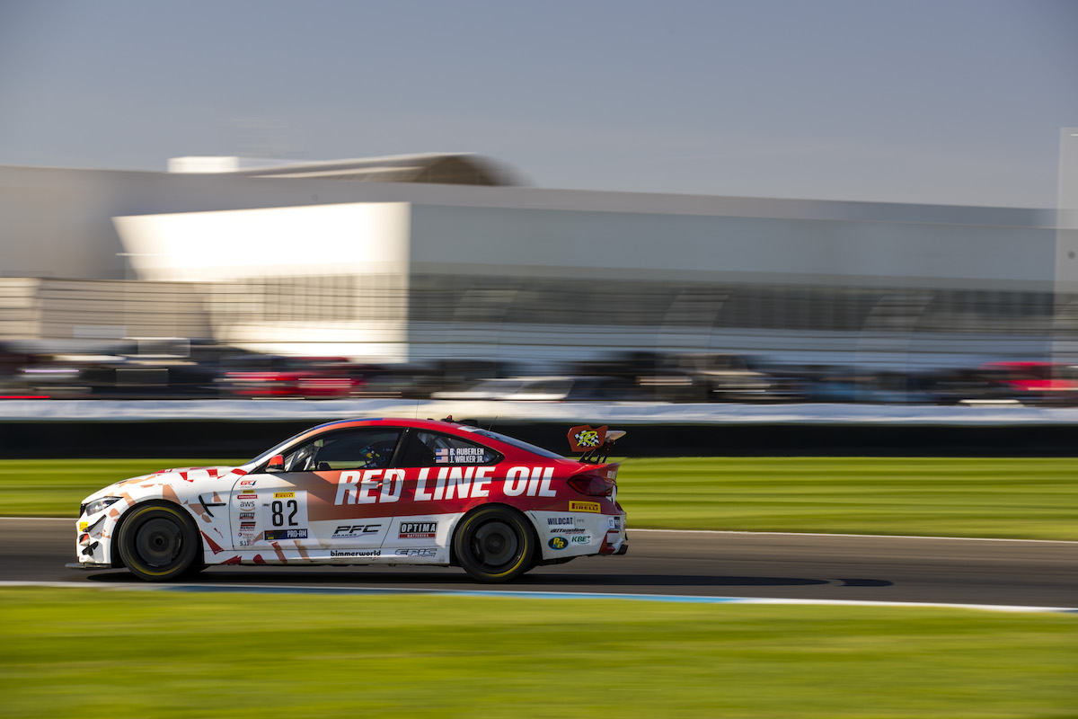 Red Line Oil M4 GT4 racing at Indy