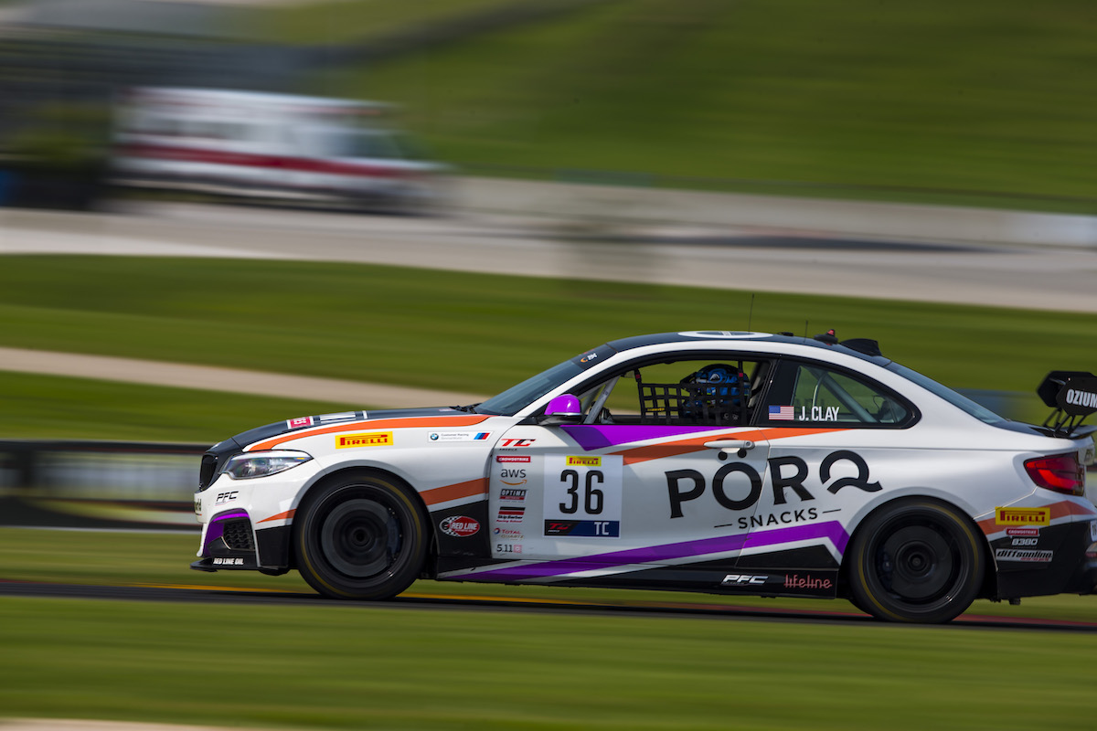 James Clay in his No. 36 M240iR at Road America