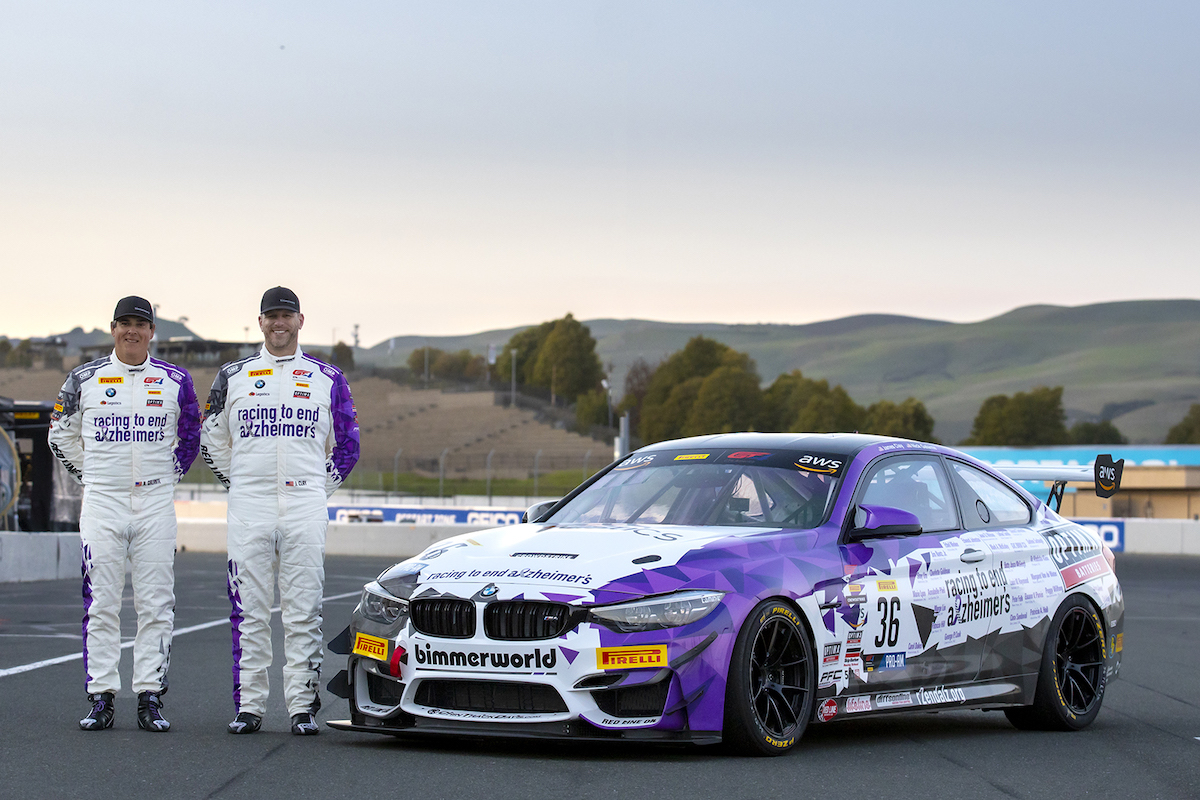 Galante and Clay with new-livery M4 GT4