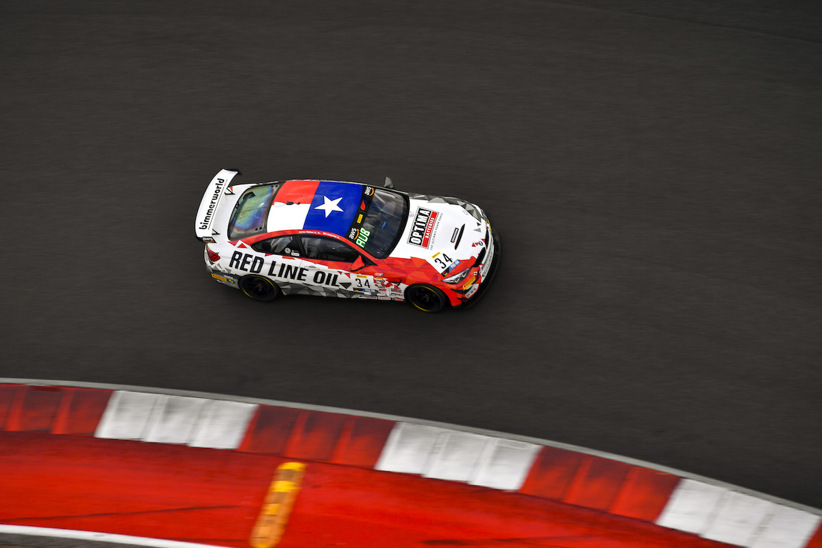 No. 34 BimmerWorld Red Line Oils M4 GT4 at COTA