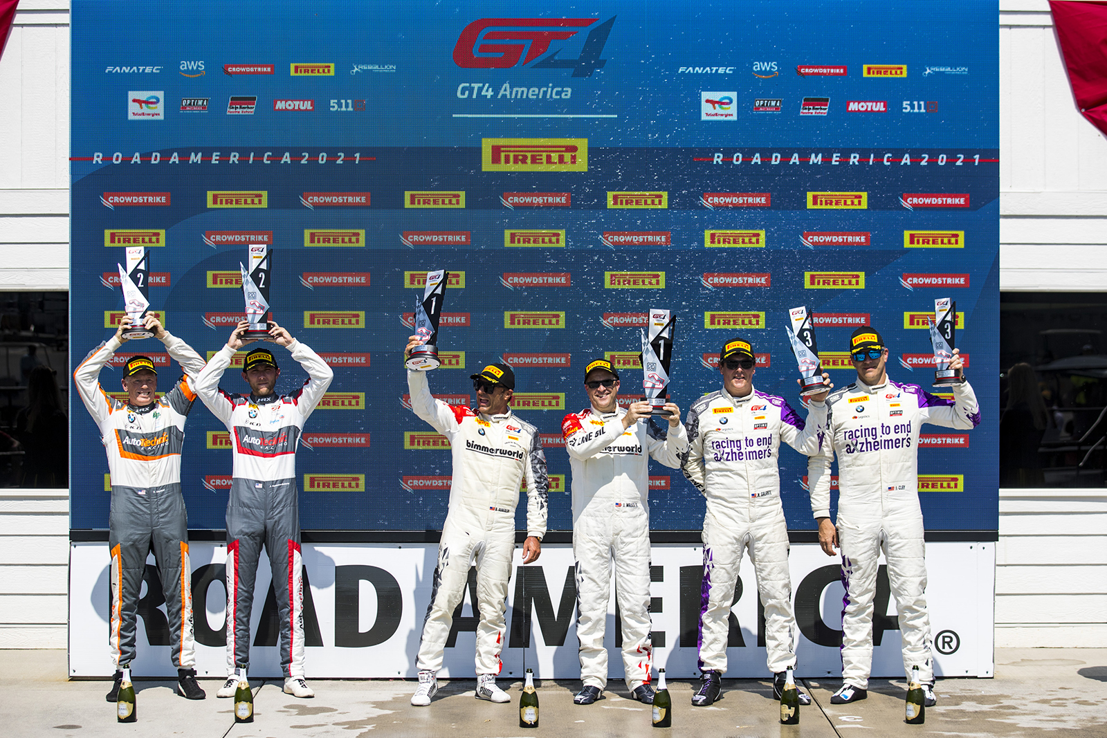 BimmerWorld drivers on the podium at Road America in first and third