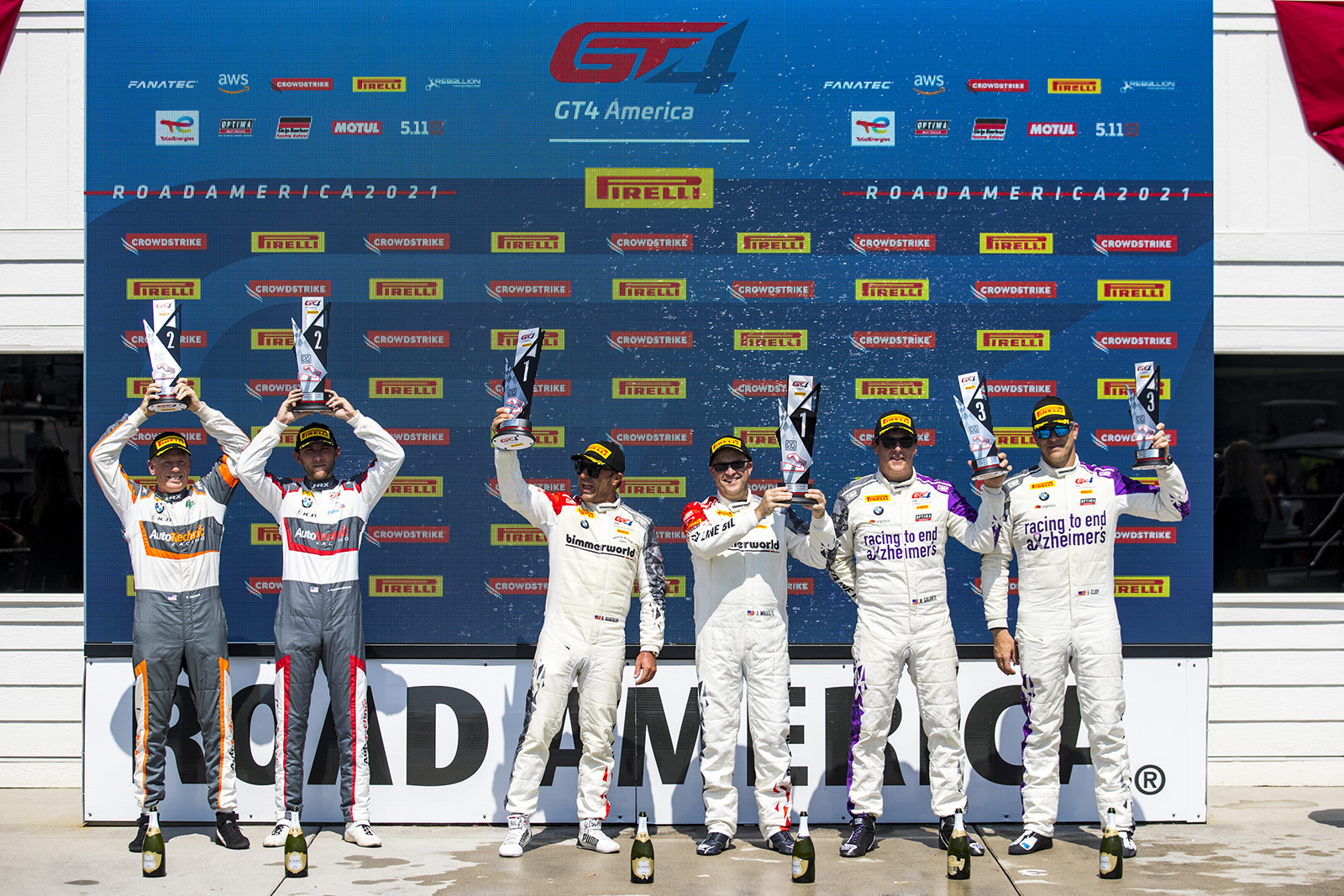 BimmerWorld drivers on the podium at Road America in first and third