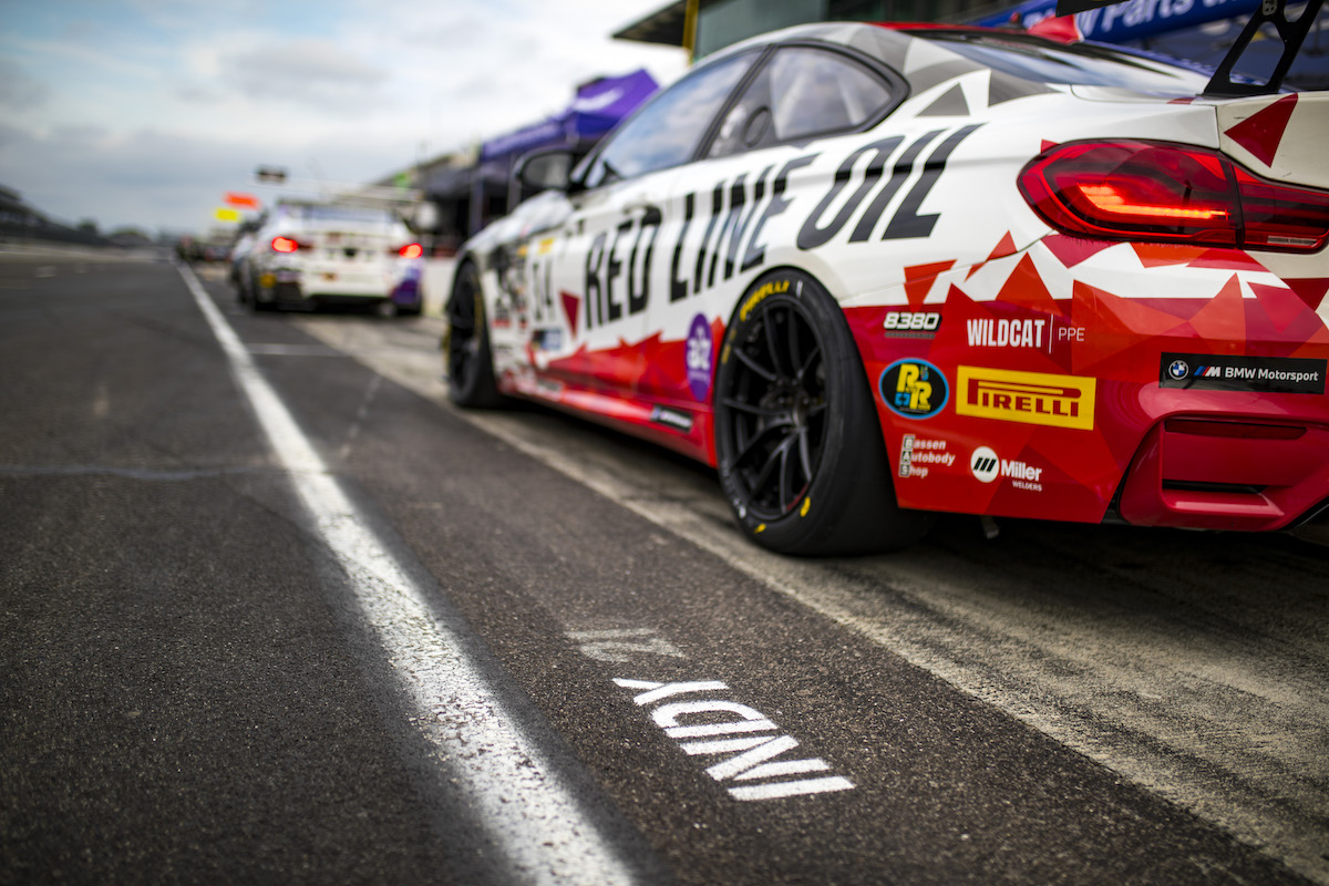 BimmerWorld Redline Oil M4 GT4 ready to race at Indy