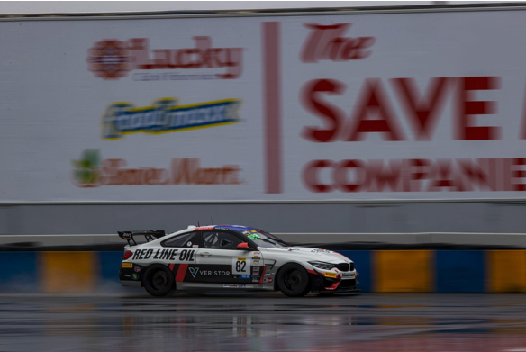 No. 82 M4 GT4 in the rain